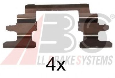 Скобы тормозных колодок A.B.S. 1236Q