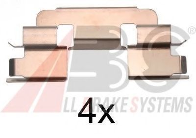 Скобы тормозных колодок A.B.S. 1249Q