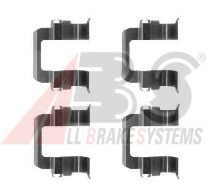 Скобы тормозных колодок A.B.S. 1252Q