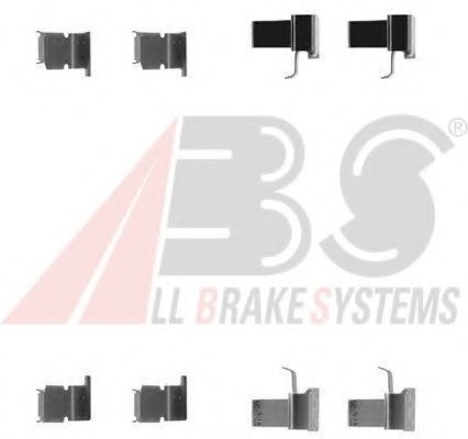 Скобы тормозных колодок A.B.S. 1262Q