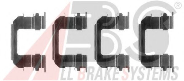 Скобы тормозных колодок A.B.S. 1287Q