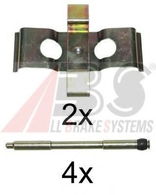 Скобы тормозных колодок A.B.S. 1296Q