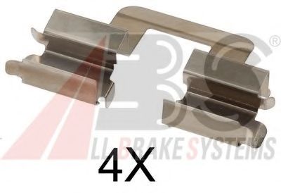 Скобы тормозных колодок A.B.S. 1606Q