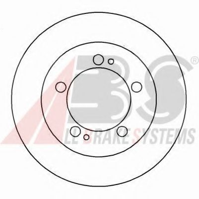 Тормозной диск A.B.S. 16207
