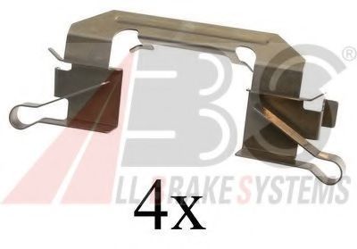 Скобы тормозных колодок A.B.S. 1626Q