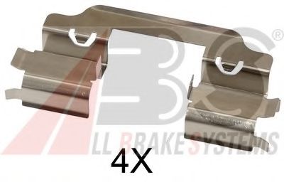 Скобы тормозных колодок A.B.S. 1648Q