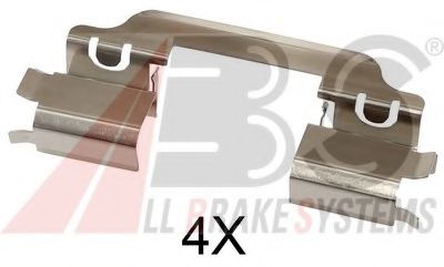 Скобы тормозных колодок A.B.S. 1649Q