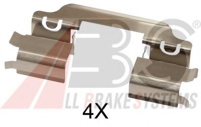 Скобы тормозных колодок A.B.S. 1654Q