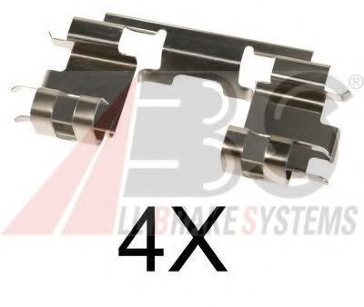 Скобы тормозных колодок A.B.S. 1670Q