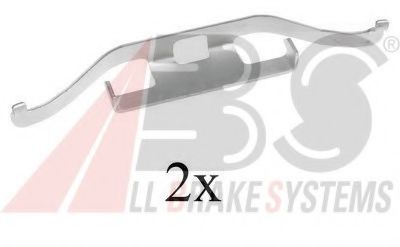 Скобы тормозных колодок A.B.S. 1682Q