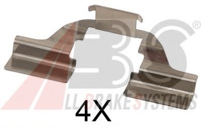 Скобы тормозных колодок A.B.S. 1684Q