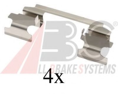 Скобы тормозных колодок A.B.S. 1686Q