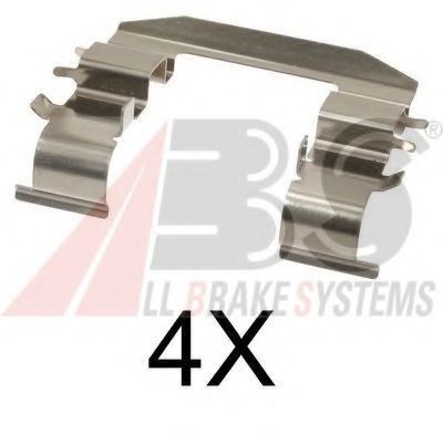 Скобы тормозных колодок A.B.S. 1708Q