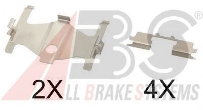 Скобы тормозных колодок A.B.S. 1710Q