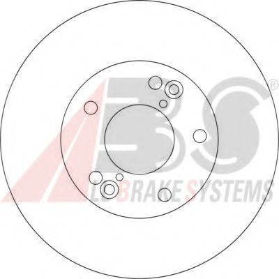 Тормозной диск A.B.S. 17206