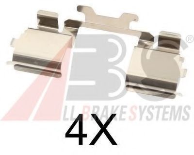 Скобы тормозных колодок A.B.S. 1725Q