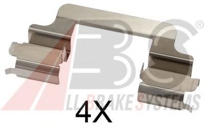 Скобы тормозных колодок A.B.S. 1727Q