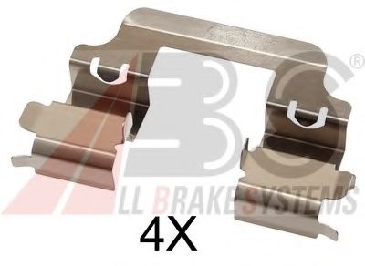 Скобы тормозных колодок A.B.S. 1728Q