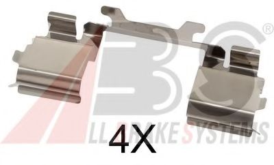 Скобы тормозных колодок A.B.S. 1730Q