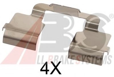 Скобы тормозных колодок A.B.S. 1733Q