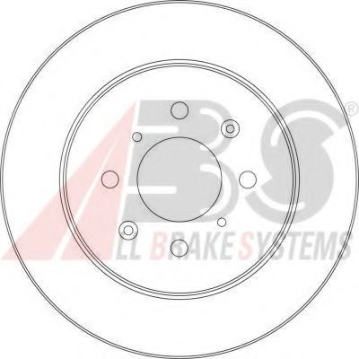 Тормозной диск A.B.S. 17377