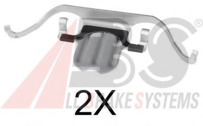 Скобы тормозных колодок A.B.S. 1751Q