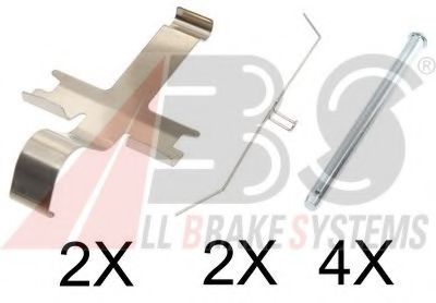 Скобы тормозных колодок A.B.S. 1752Q