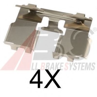 Скобы тормозных колодок A.B.S. 1760Q