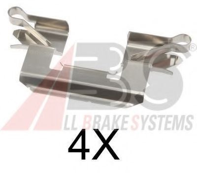 Скобы тормозных колодок A.B.S. 1772Q