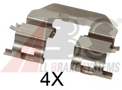 Скобы тормозных колодок A.B.S. 1780Q