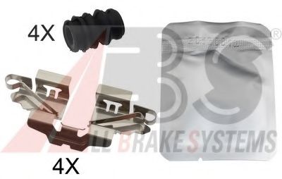 Скобы тормозных колодок A.B.S. 1808Q