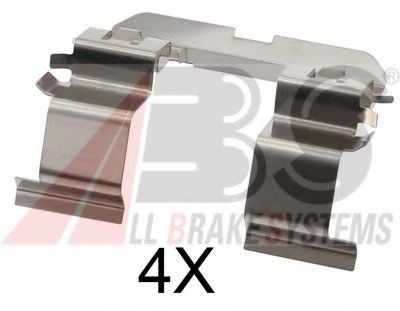Скобы тормозных колодок A.B.S. 1816Q