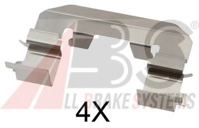Скобы тормозных колодок abs 1824Q