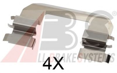 Скобы тормозных колодок A.B.S. 1825Q