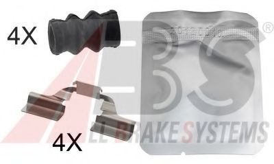 Скобы тормозных колодок A.B.S. 1827Q