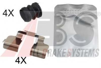 Скобы тормозных колодок A.B.S. 1835Q