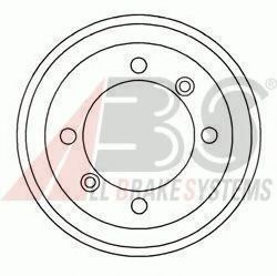 Тормозной барабан A.B.S. 2390-S