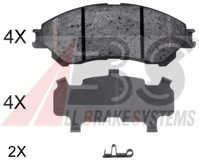 Тормозные колодки A.B.S. 35031