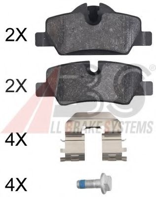 Тормозные колодки A.B.S. 35049