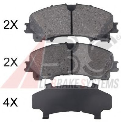 Тормозные колодки A.B.S. 35062