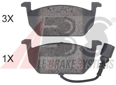 Тормозные колодки A.B.S. 35068