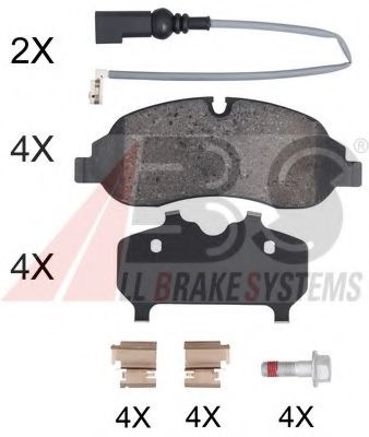 Тормозные колодки A.B.S. 35075