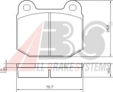 Тормозные колодки A.B.S. 36090