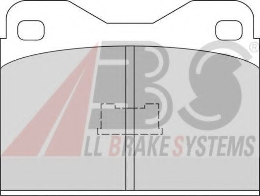 Тормозные колодки A.B.S. 36091/2