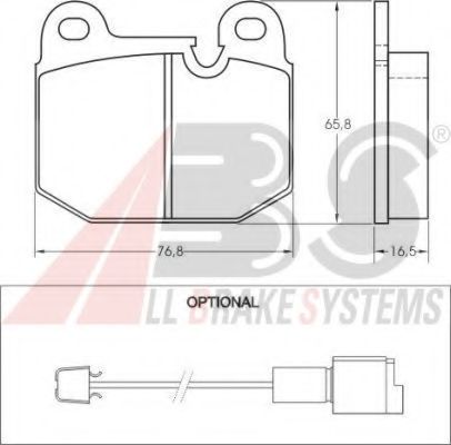 Тормозные колодки A.B.S. 36140
