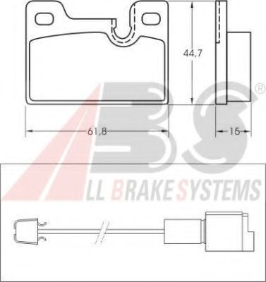Тормозные колодки A.B.S. 36421