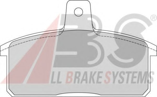 Тормозные колодки A.B.S. 36851