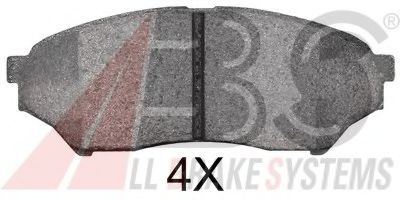 Тормозные колодки A.B.S. 37200