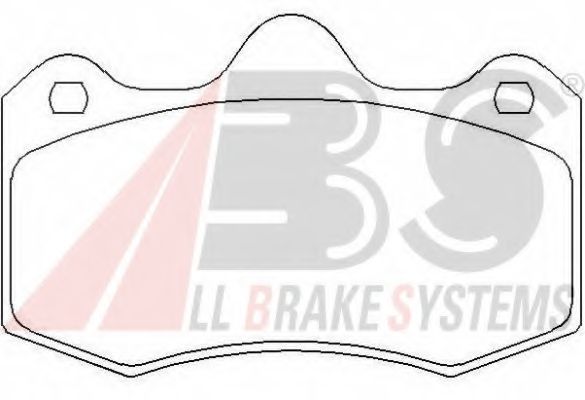 Тормозные колодки A.B.S. 37471