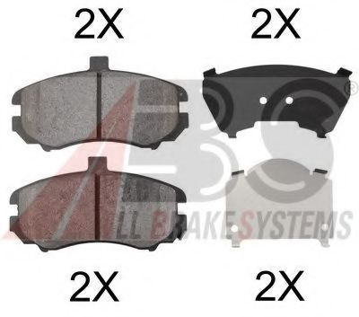 Тормозные колодки A.B.S. 37524